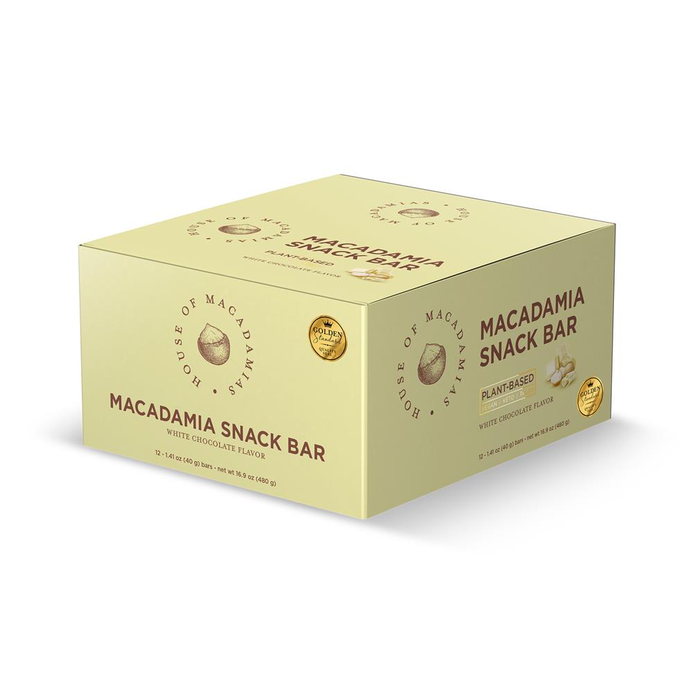 Macadamia Snack Bar White Cho