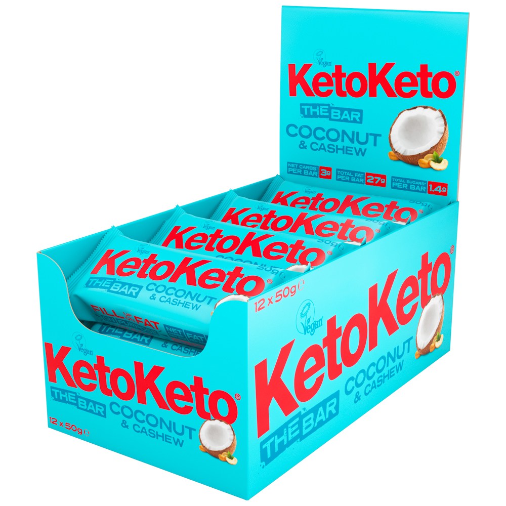 Coconut & Cashew Keto Bar (Pack of 12)