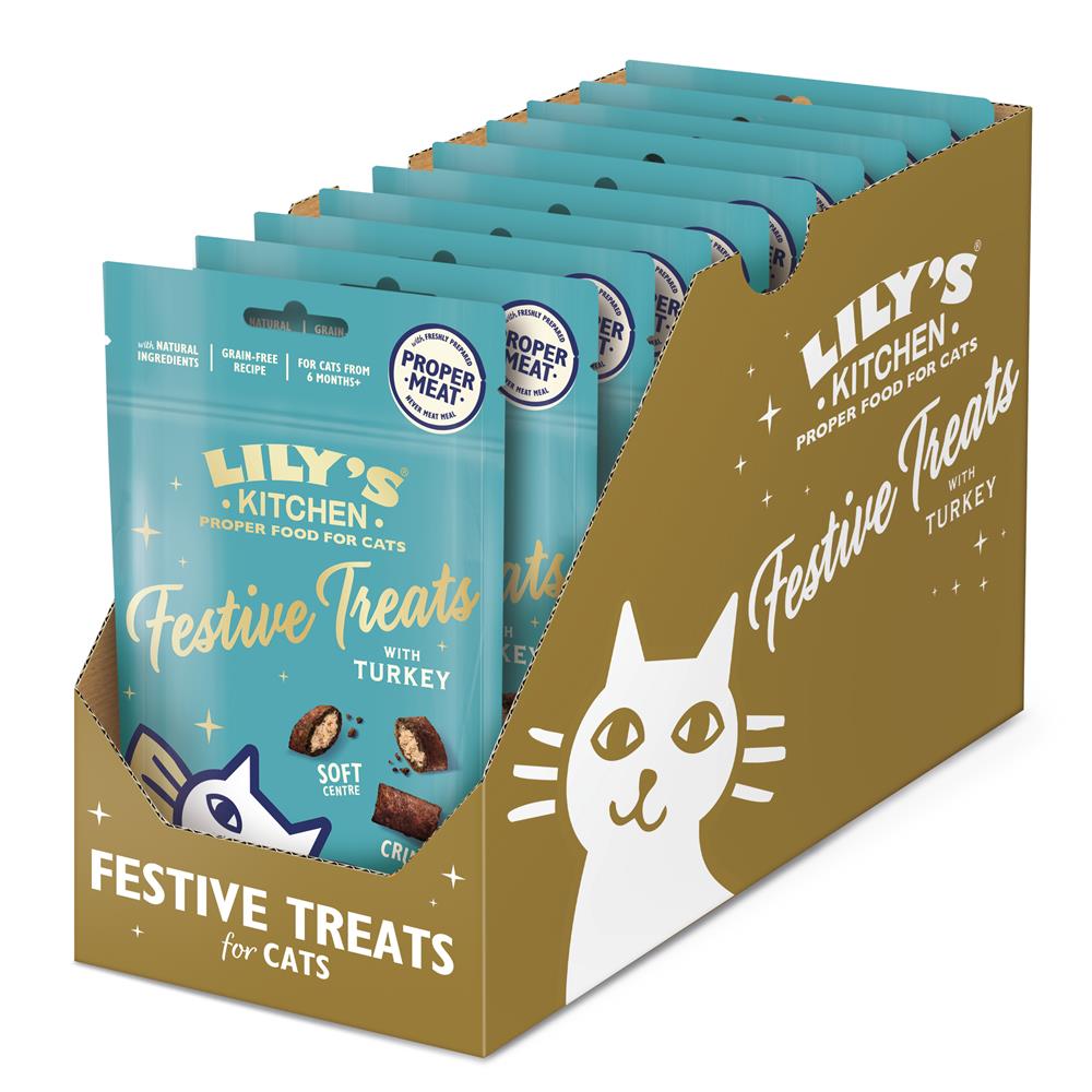 Turkey Treats for Cats - Lily's Kitchen Christmas Treats 60g