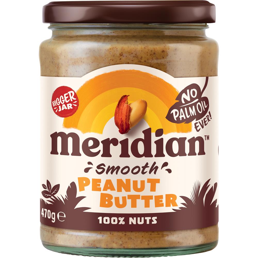 Meridian Smooth Peanut Butter 100% 470g