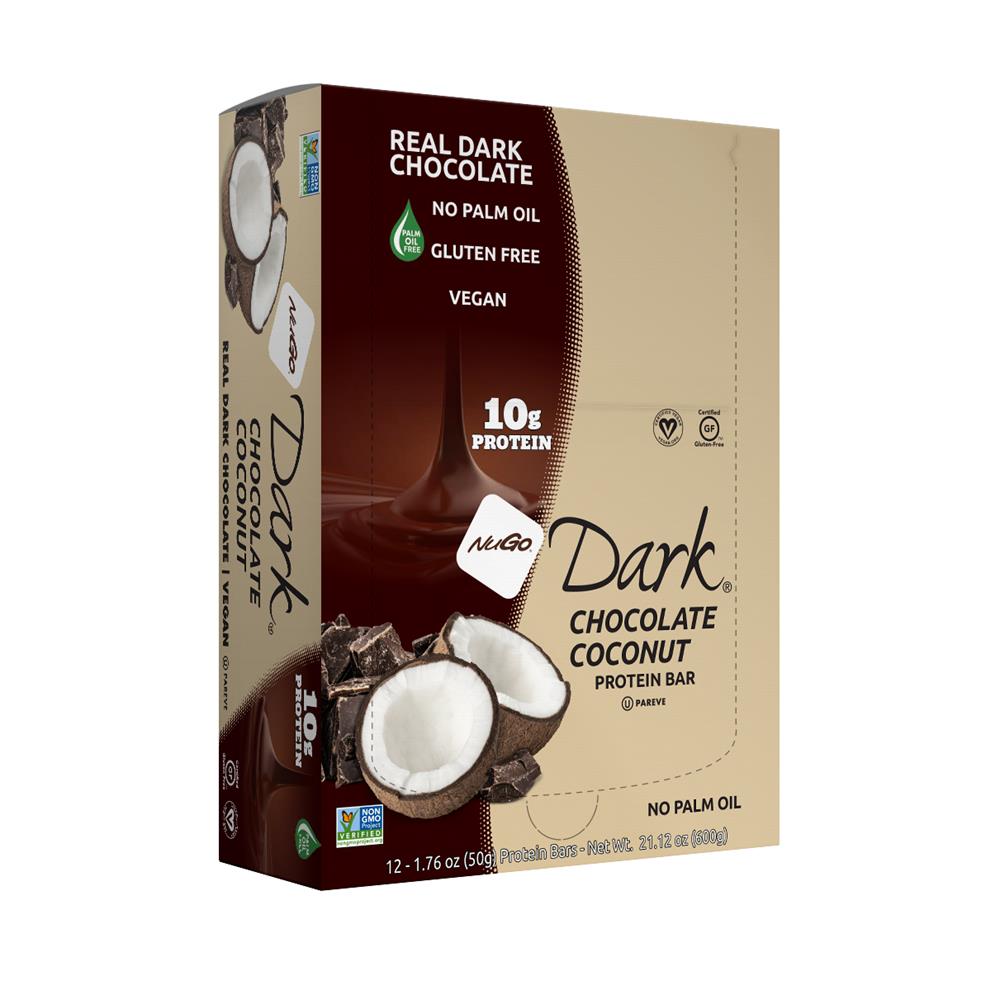 Dark Chocolate Coconut Bar (Pack of 12)