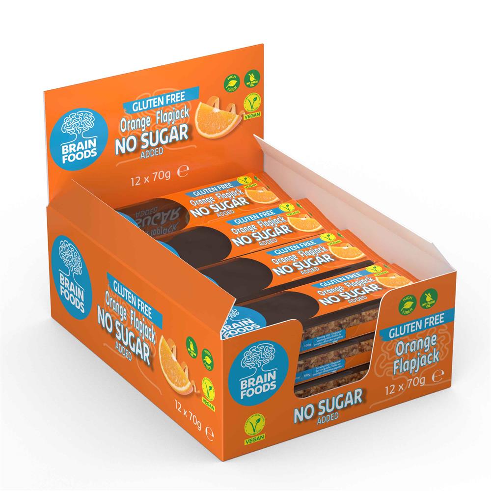 Orange Flapjack (Pack of 12)