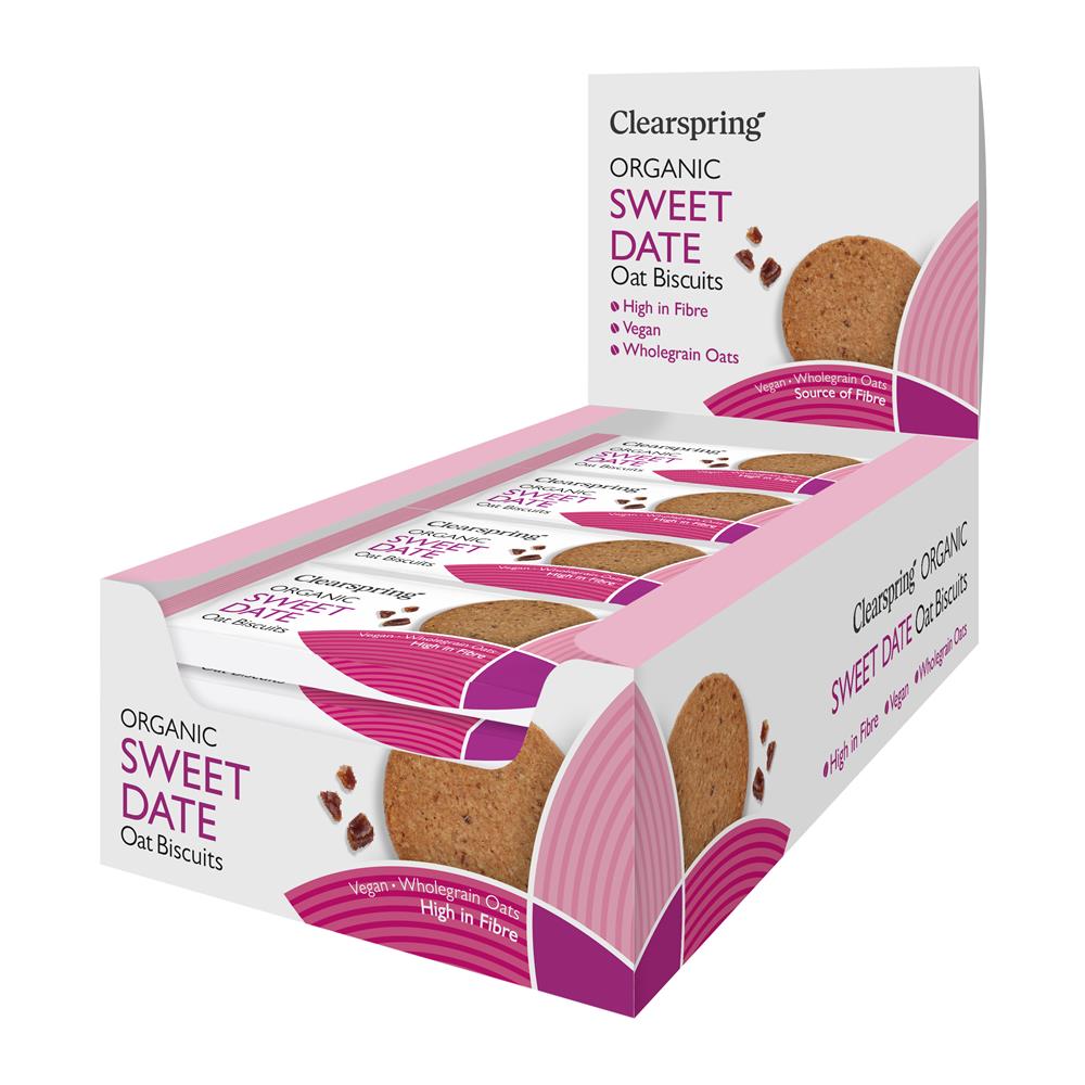 Organic Oat Biscuits - Sweet Date 40g